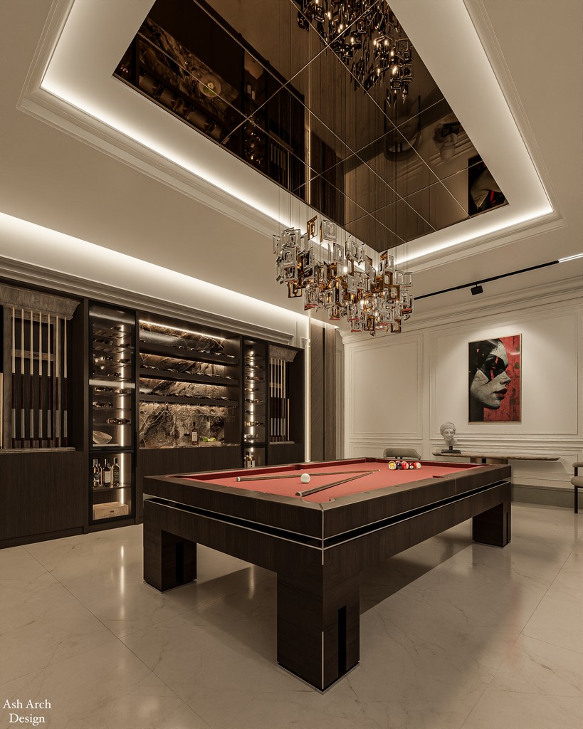 Billiard room