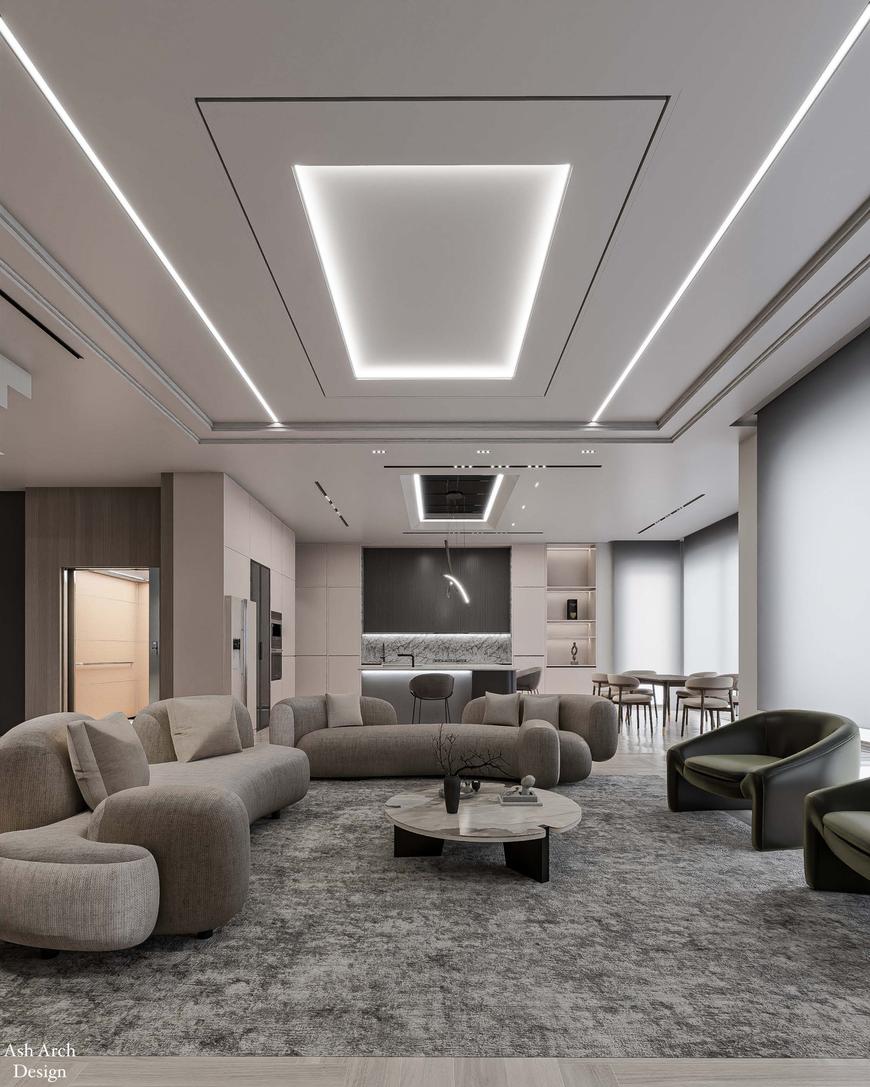 Open plan living overview