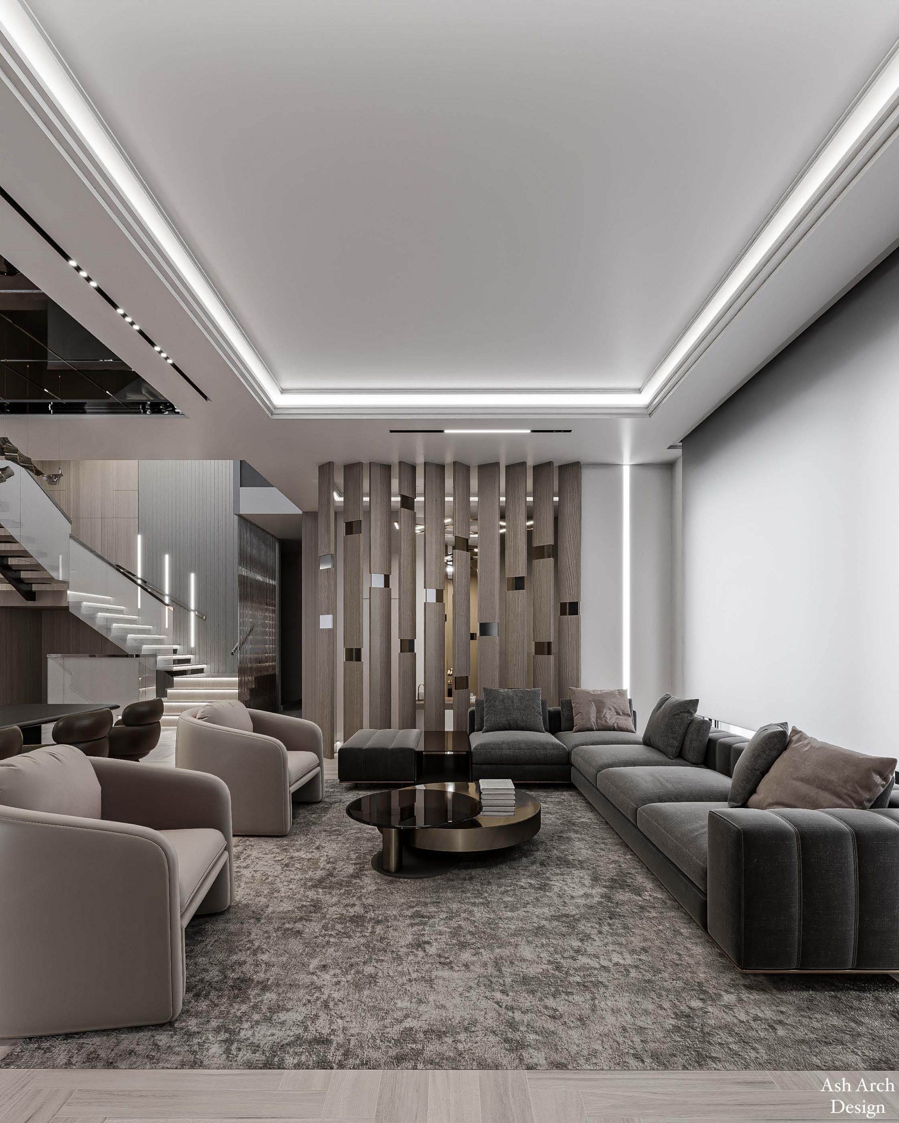 Fireplace lounge
