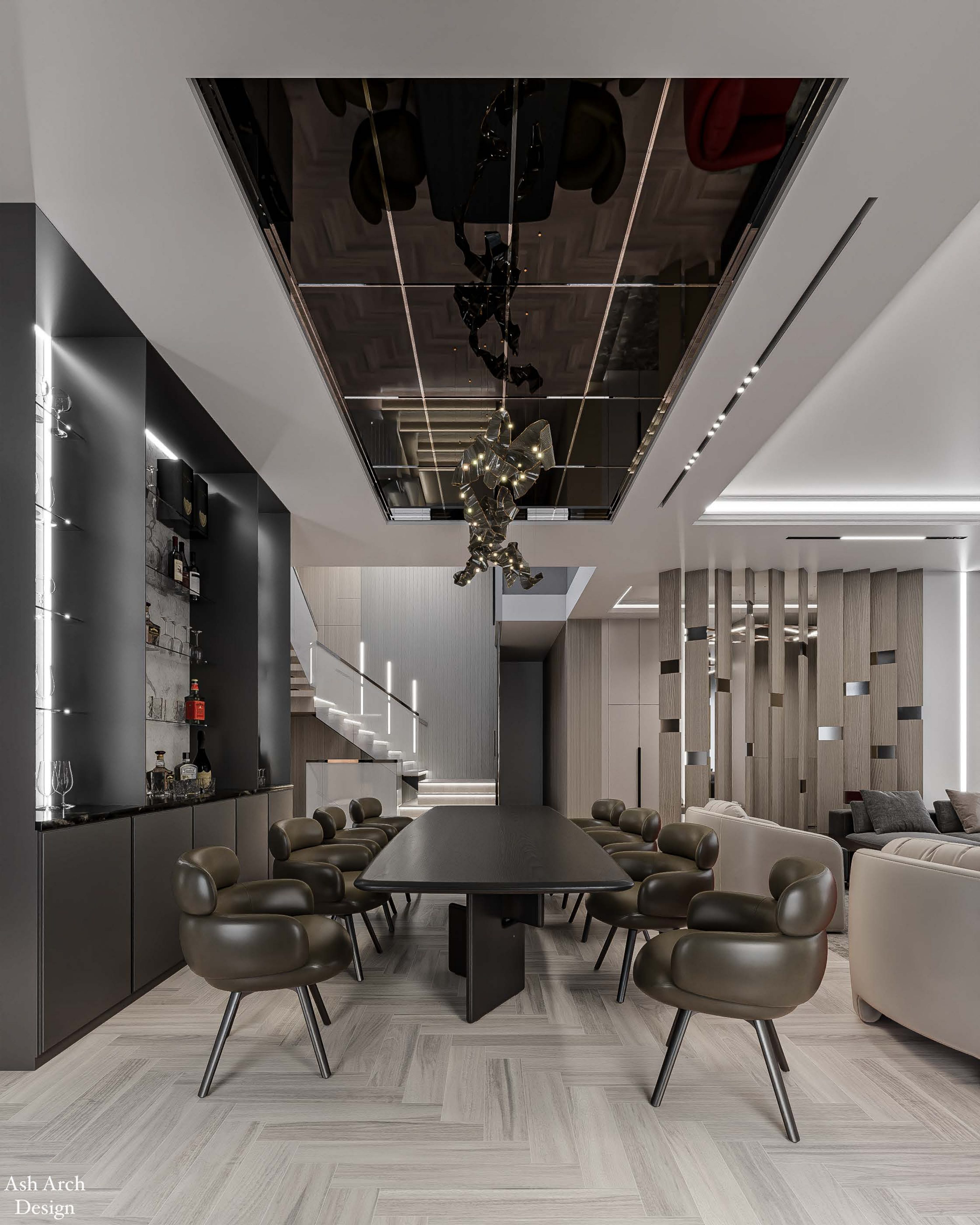 Dining from living