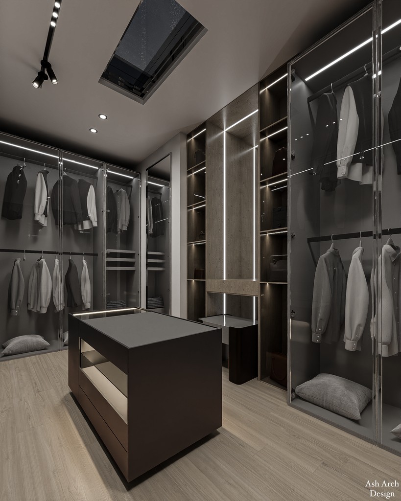Walk-in wardrobe