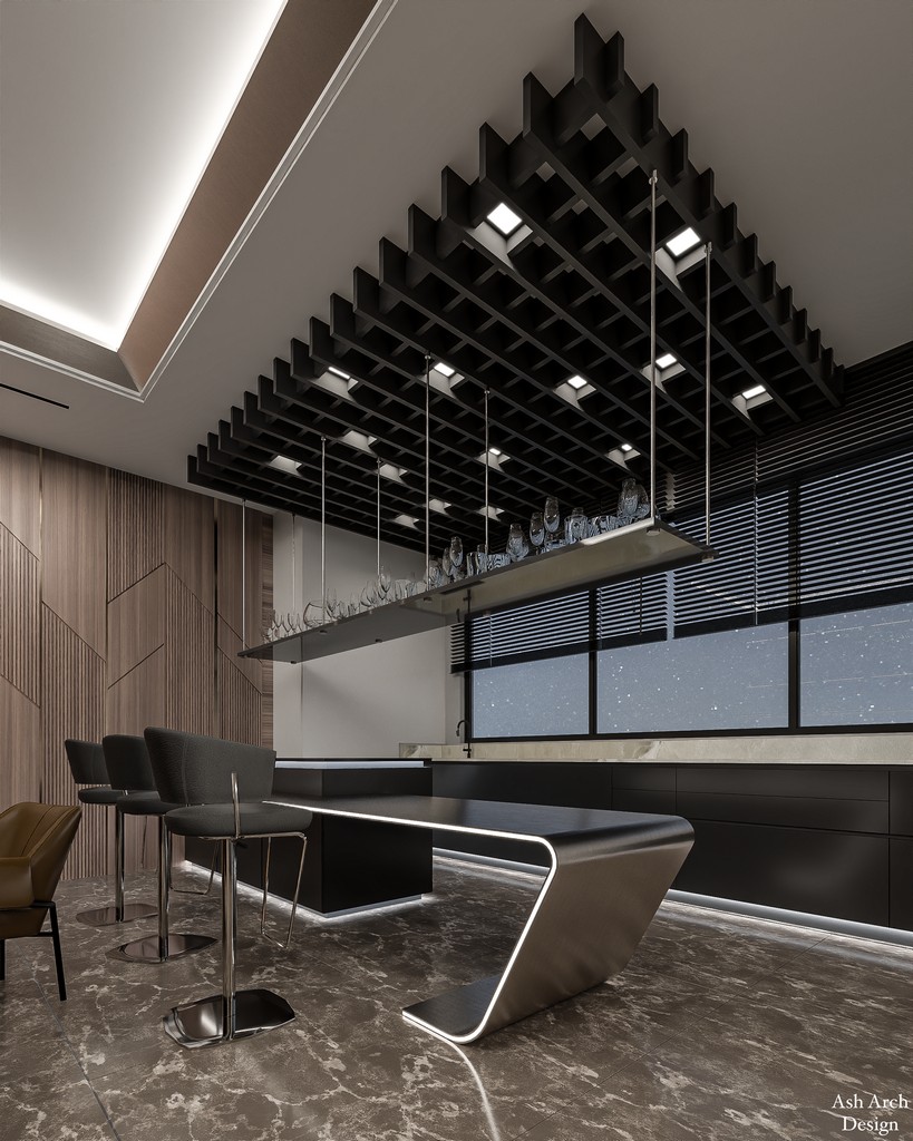 Bar and wine cellar