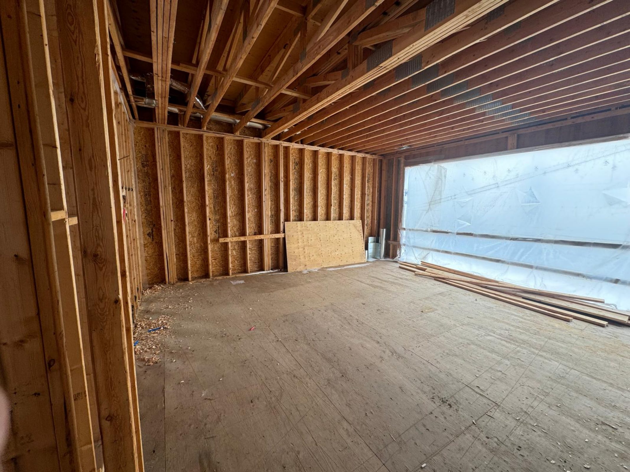 Before - bare structure