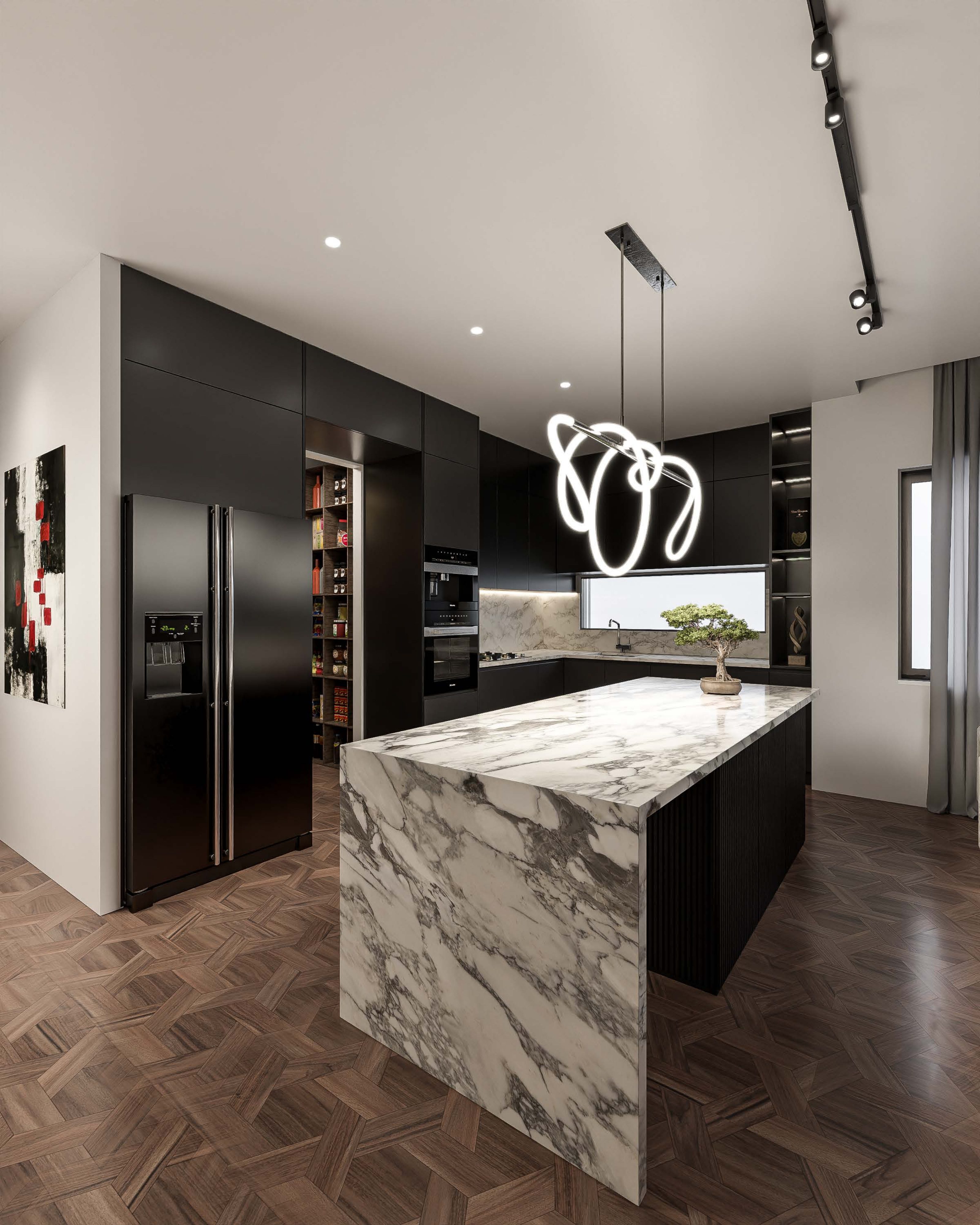 Unit1 kitchen island pantry