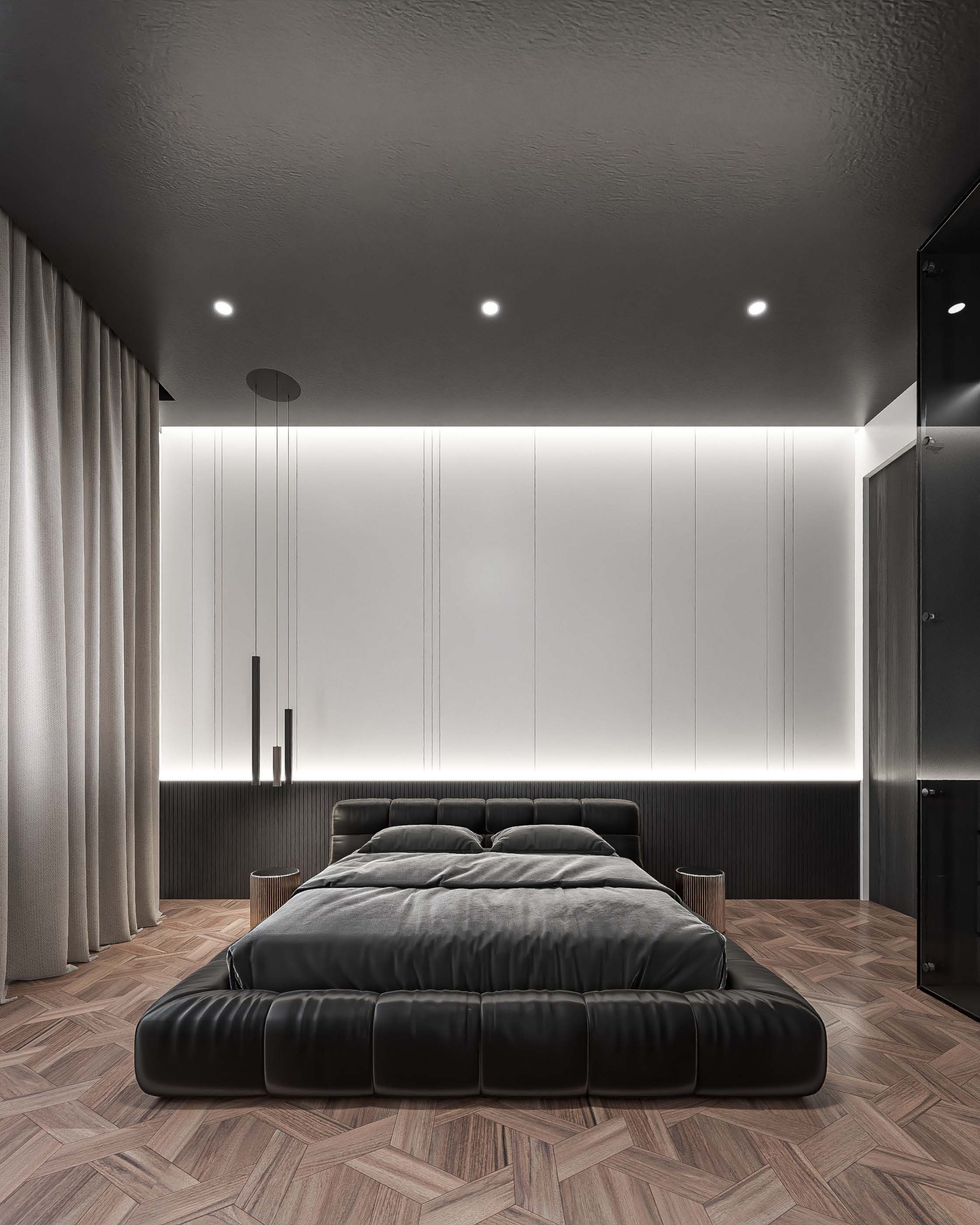 Unit1 master bed front